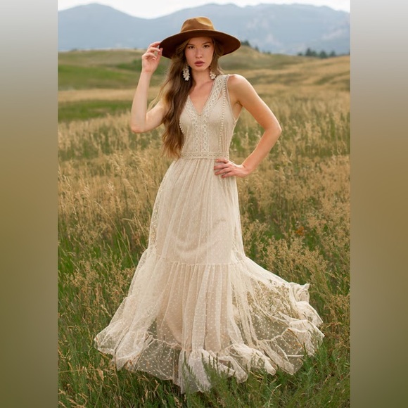 Joyfolie Dresses & Skirts - JOYFOLIE Briella Maxi dress in Teal Large